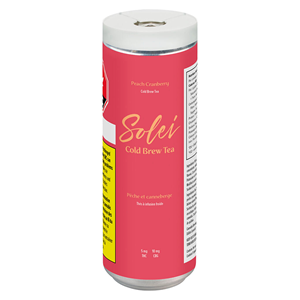 Solei PEACH CRANBERRY COLD BREW TEA Blend - 355ml