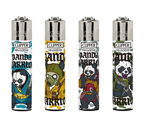 Clipper Lighter - Panda Warriors