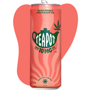 Teapot PEACH BLACK TEA Blend - 355ml